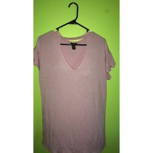 Choker v-neck top